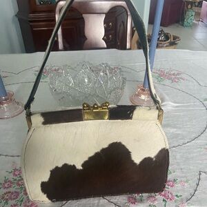 Custom Cow Hide  Purse
